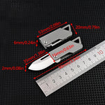 Compact Stainless Steel Folding Knife – Ideal for Outdoor and Emergencies