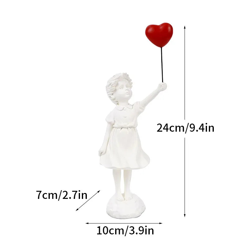 Modern Sculpture Series: Flower Thrower Statue
