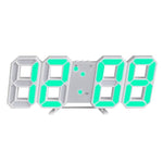 Moderne 3D LED Wanduhr – Stilvolles Design mit dimmbarer Beleuchtung