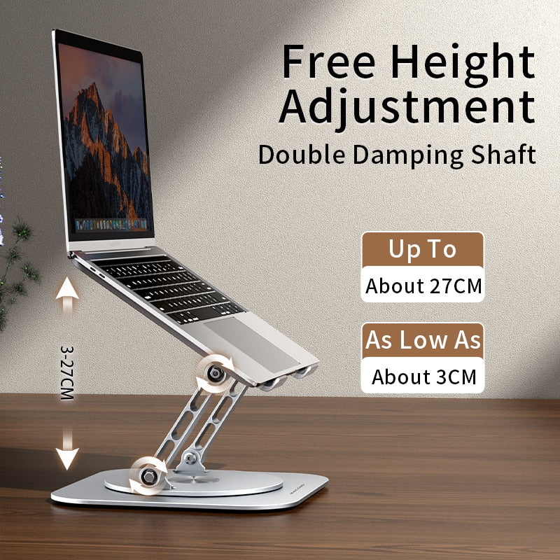 Vielseitiger Laptopständer mit 360-Grad-Drehfunktion