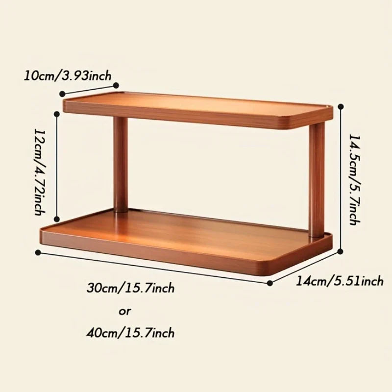 EcoShelves 2-stufiges Bambusregal für Ihre Küche