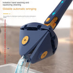 TriClean Mop - 360° Dreiecks-Mopp für strahlende Sauberkeit