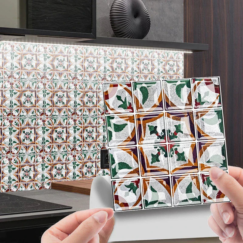 3D Wandfliesenaufkleber im Mosaikdesign