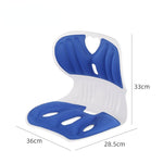 Back support seat cushion for posture correction