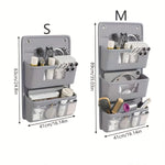 SmartSpace | Wandorganizer aus Stoff | Mit Klarsichtfenster & Haken | Praktische Fächer