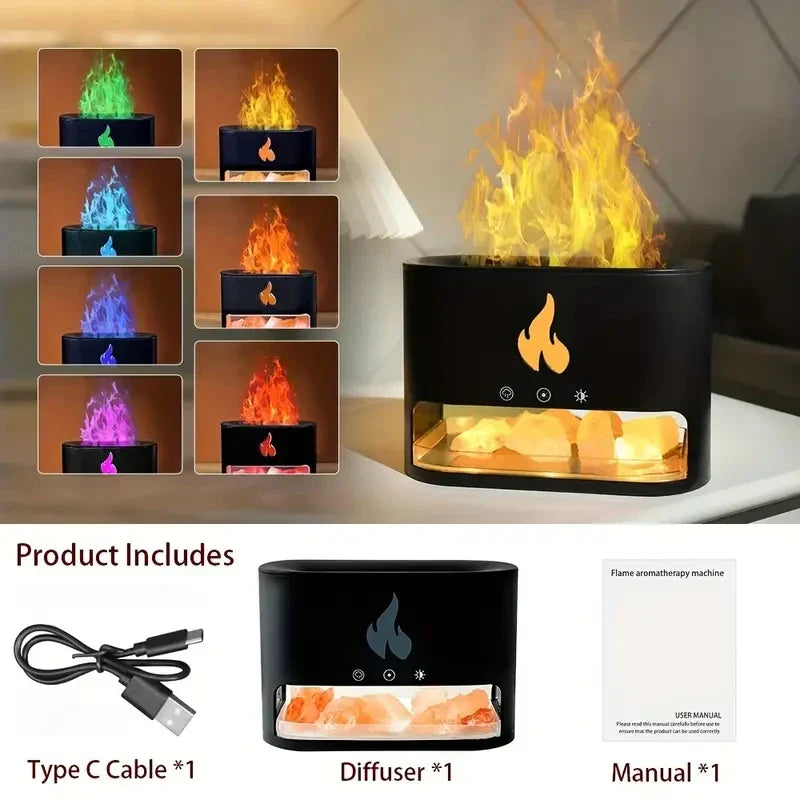 Steamer with crystal salt stone heating