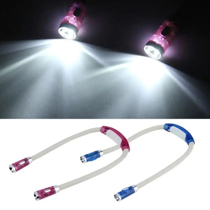 Wearable Neck Light with LED for Knitting, Crocheting and Reading – Hands-Free Light
