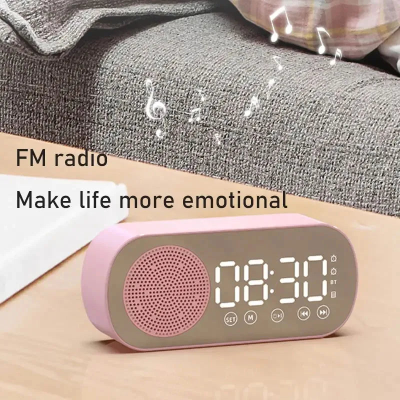 Smart Bluetooth Alarm Clock with LED Display and Radio Function