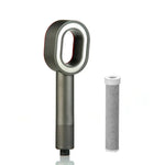 Wasserfilter-Duschkopf AquaGlow – Hochdruck, wassersparend, rundes Handmodell