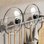 Wall Shelf for the Kitchen – Multifunctional Organizer for Lids, Spatulas, and Kitchen Utensils