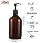 Luxuriöses 3-teiliges Spenderset für Shampoo und Duschgel
