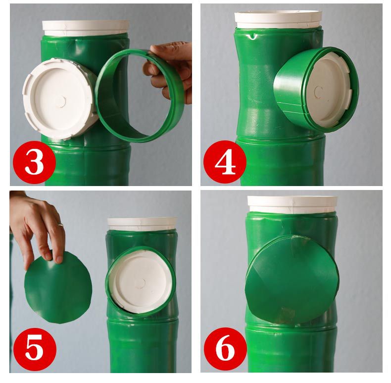 Natürliche Rohrverkleidung aus Bambus | EcoCover Set