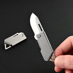 Compact Stainless Steel Folding Knife – Ideal for Outdoor and Emergencies