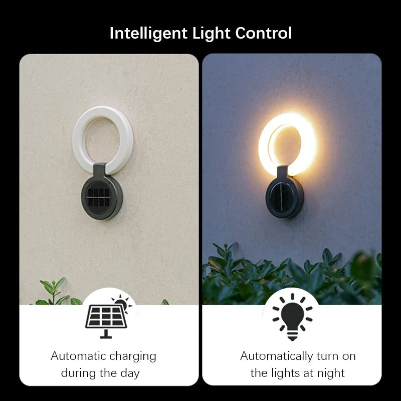 Adjustable Solar Garden Light with 360° Light Control