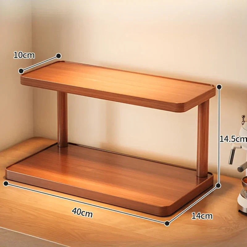 EcoShelves 2-stufiges Bambusregal für Ihre Küche
