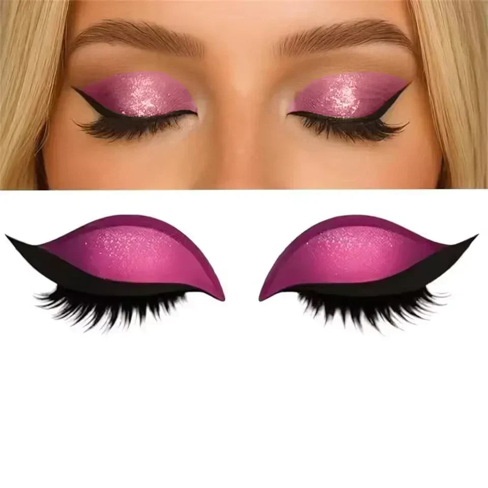Schnelle Augen-Make-up Sticker | Sofortiger Glamour für Jeden Tag | Wiederverwendbar und Wasserfest