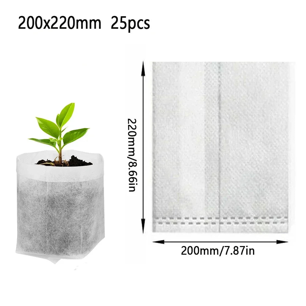 Environmentally Friendly Grow Bags – Breathable for Seedlings