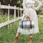 Compact Picnic Blanket – Blue