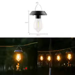 Sunlight | Compact Solar Pendant Light for Garden & Balcony | Weatherproof | LED Outdoor Lighting