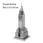 Creative 3D Metal Puzzle Set: Build and Discover Wonders of the World