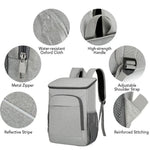 FrischPack | 30L Kühlrucksack | Isoliert & Auslaufsicher | Großzügig & Bequem