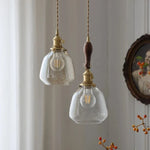 Elegante Kristall-Pendelleuchte im Vintage-Stil