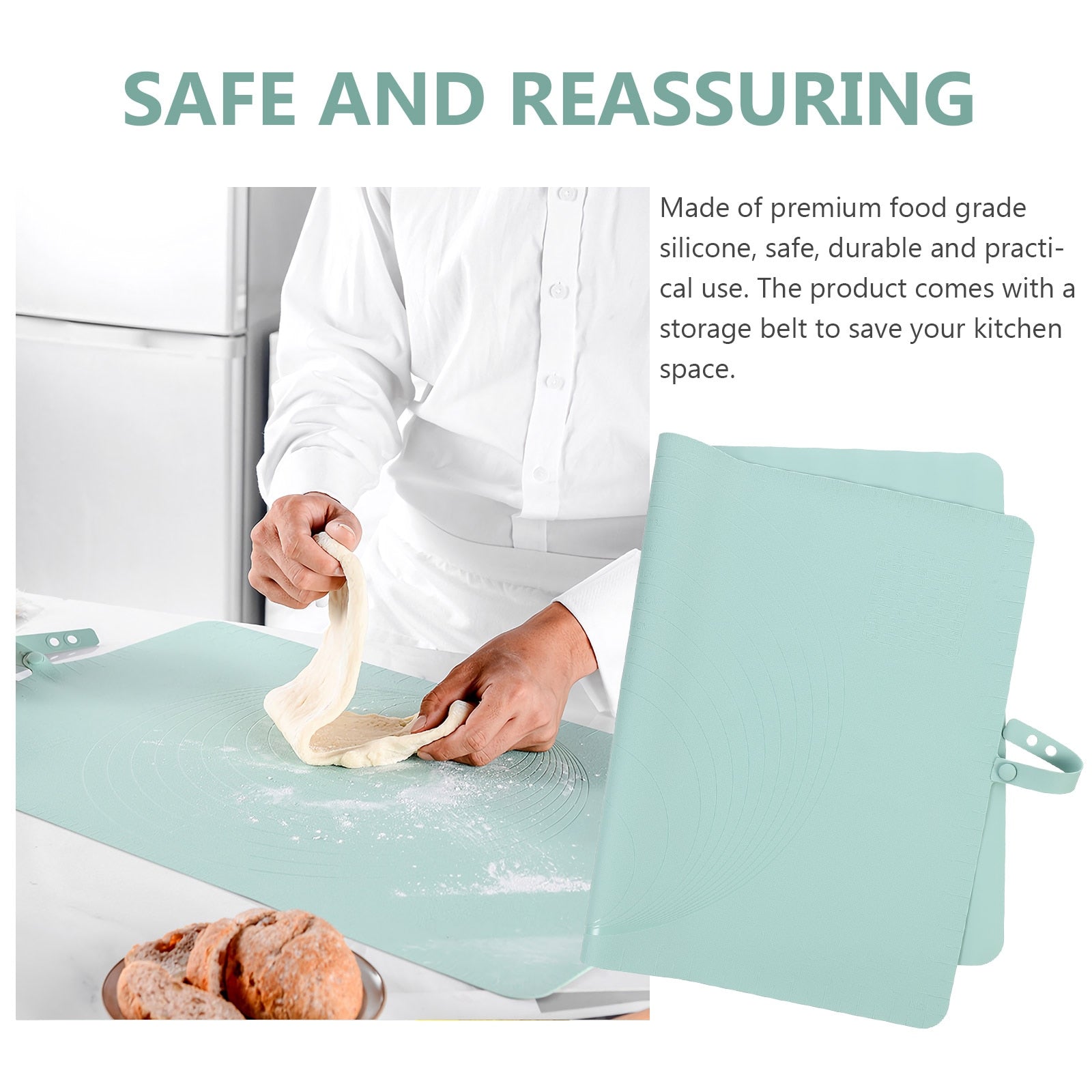 Küchenprofi Silikonmatte – Perfekt für entspanntes Backen!