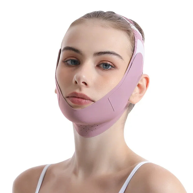 Gesichtskonturen straffen mit der V-Form Maske | Atmungsaktiv & Hautfreundlich