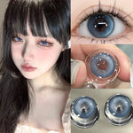 Colorful contact lenses with diopters for radiant eyes