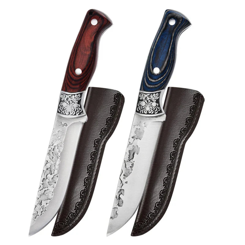 Kitchen Professional | Robust Stainless Steel Chef's Knife – Versatile Helper for Meat, Fruit, BBQ, and Filleting