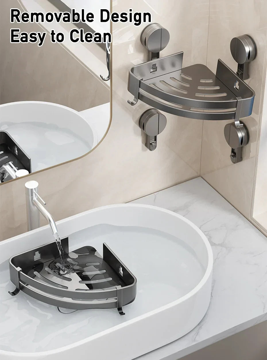 SmartFix – Elegantes Duschregal mit Saugnäpfen ohne Bohren