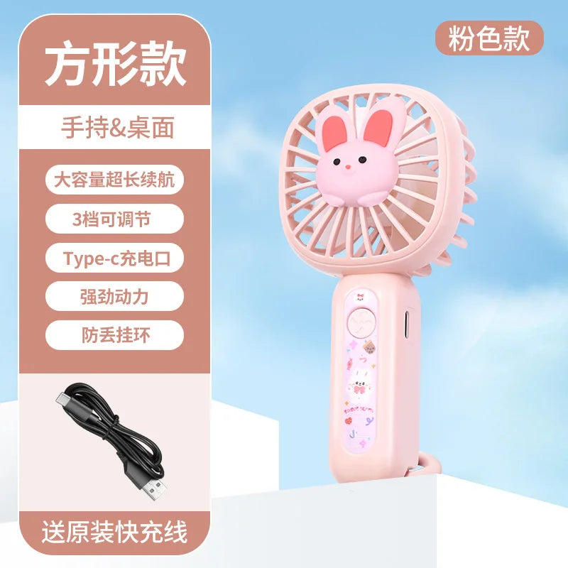 Luftiger Freund – Tragbarer Mini-Ventilator mit USB-Ladung