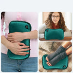 Portable Heating Pad | USB Rechargeable | 3 Heat Settings | Ergonomic Abdominal & Back Warmer | With Automatic Shut-Off
