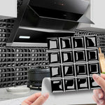 VivaMosaik 3D Wall Tile Stickers – 10 Pieces for Stylish Spaces