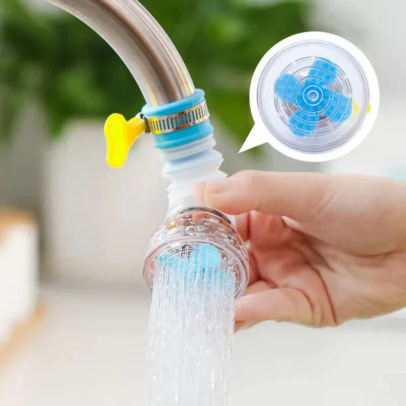 Universal Faucet Attachments with 360° Rotation and Water-Saving Function