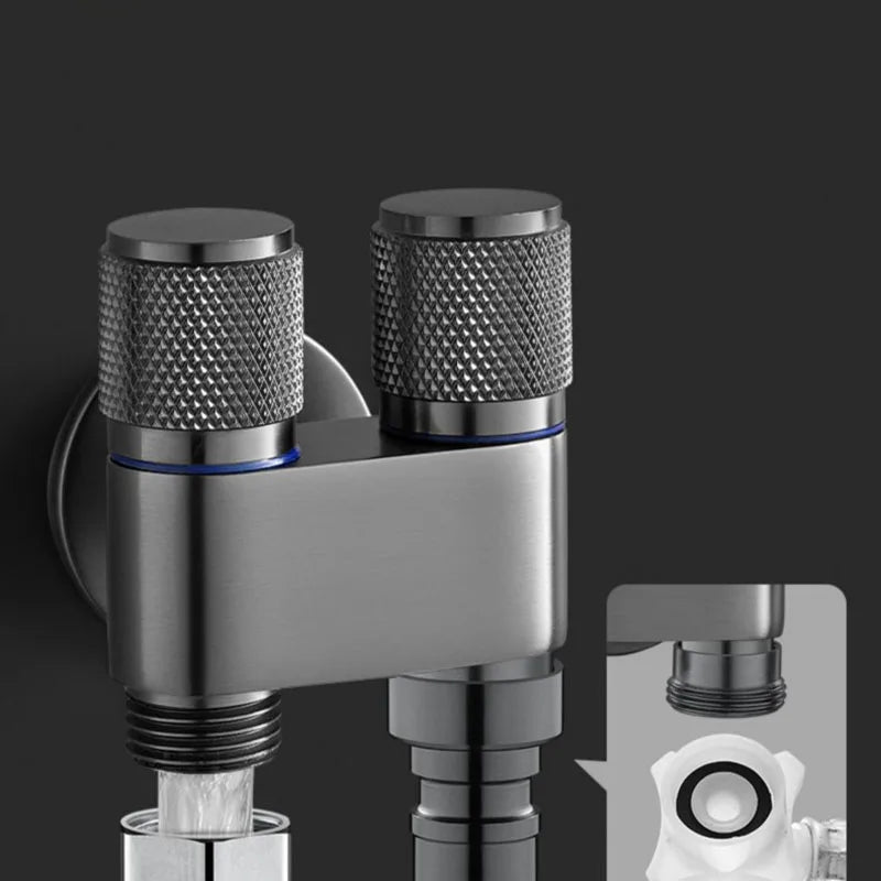 2-in-1 Wall Tap for Toilet and Washing Machine – Dual Flow Pro