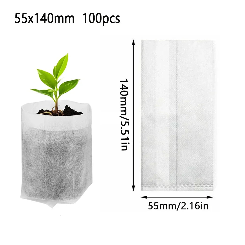 Environmentally Friendly Grow Bags – Breathable for Seedlings