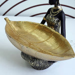 Anzeige Tablett mit Goldblatt – Ashanti Design