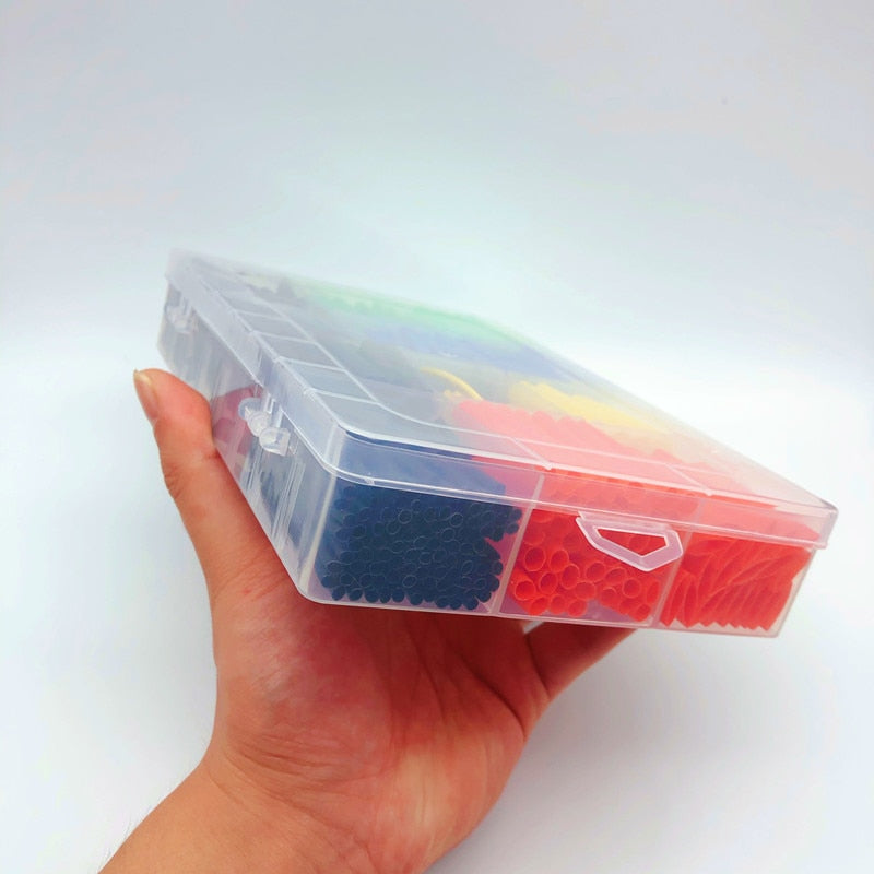 530-teiliges Buntes Kabel-Organisationsset für DIY-Reparaturen