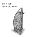 Creative 3D Metal Puzzle Set: Build and Discover Wonders of the World
