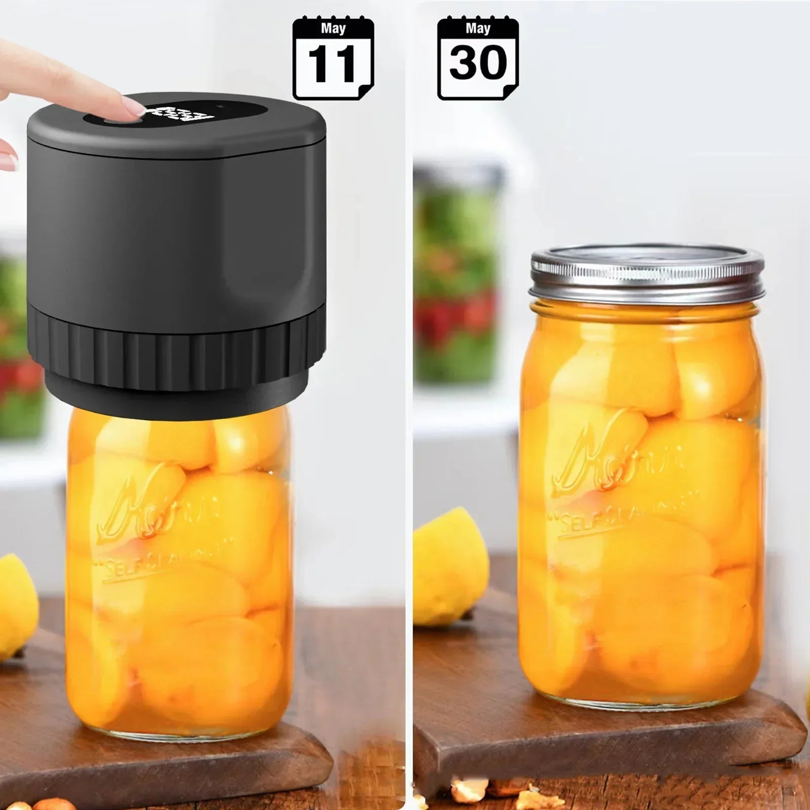 FrischeHüter | Innovativer Vakuumierer für Glasbehälter