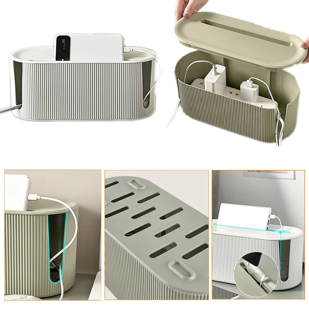 Kabelbox mit Deckel – Verstecken Sie Kabel und Steckdosen