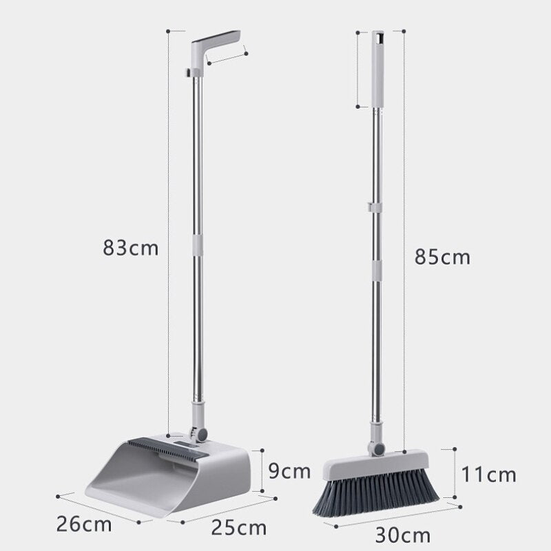 3-in-1 Staubschaufel Set mit schneller Reinigung
