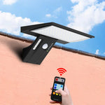 Solar-Powered LED Wall Light with Motion Sensor and Remote Control