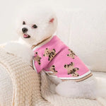 Striped Knitted Dog Sweater – Warm Cardigan