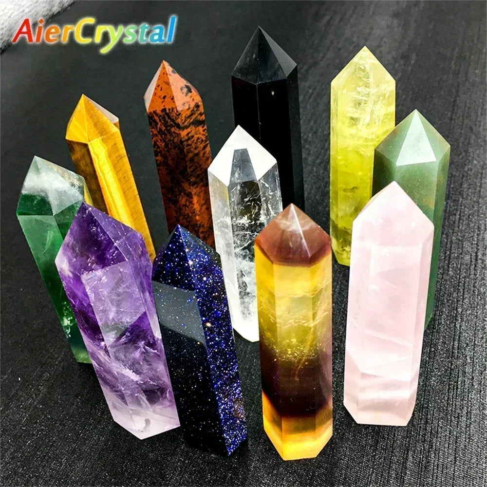 Kristallklarer Obelisk aus Naturquarz | Spirituelle Energie für dein Zuhause