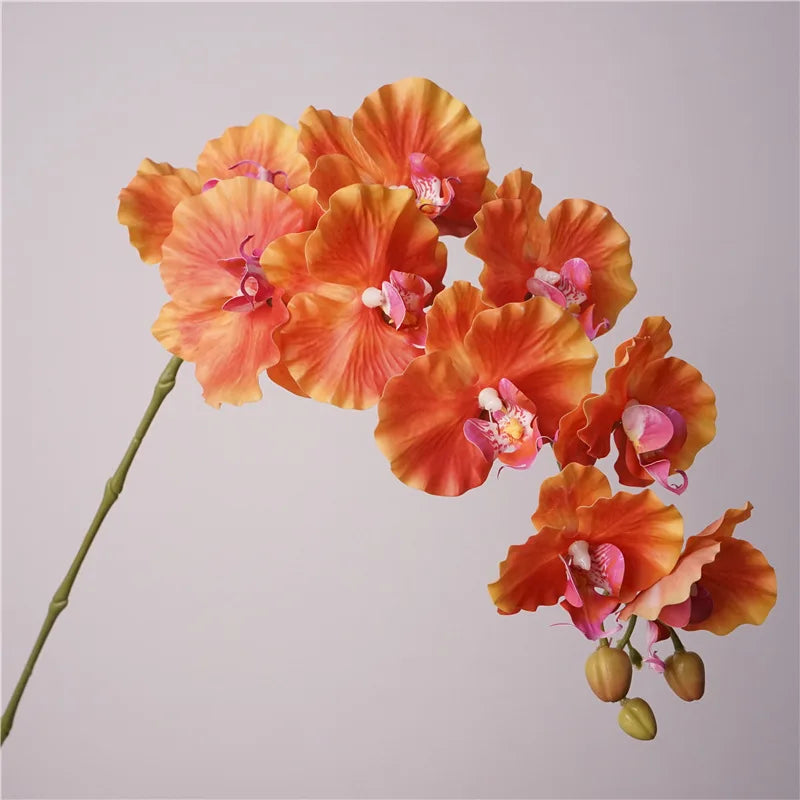 Künstliche Phalaenopsis-Orchidee mit 9 Blütenköpfen
