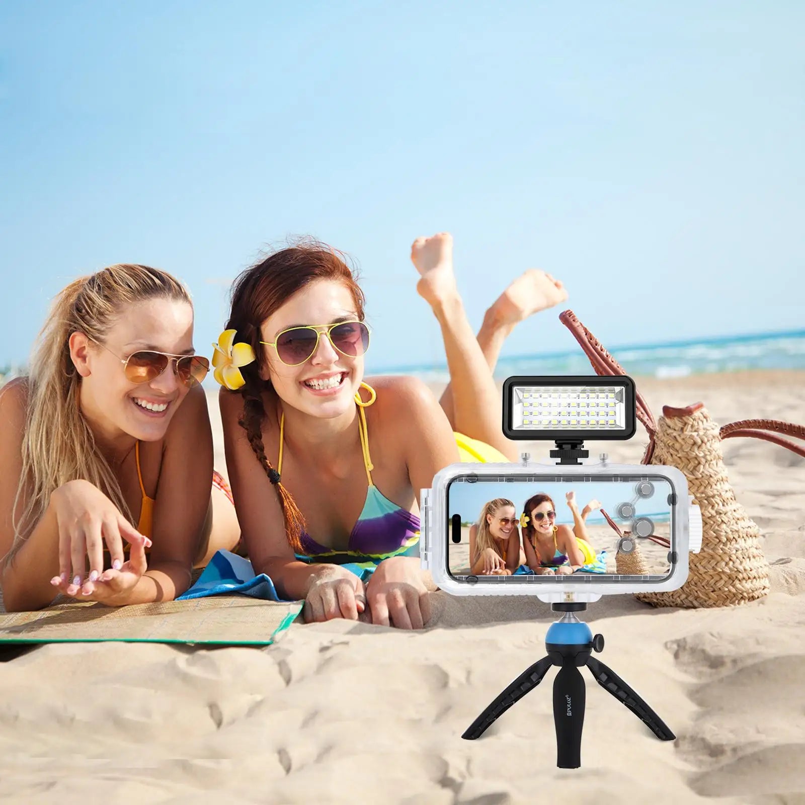 Waterproof Diving Case for iPhone with 40m Protection and Touch Control – AquaGuard