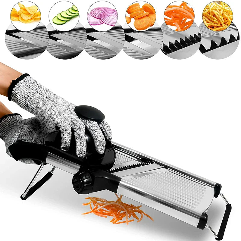 Precision Vegetable Slicer | Adjustable Blades for Perfect Cuts
