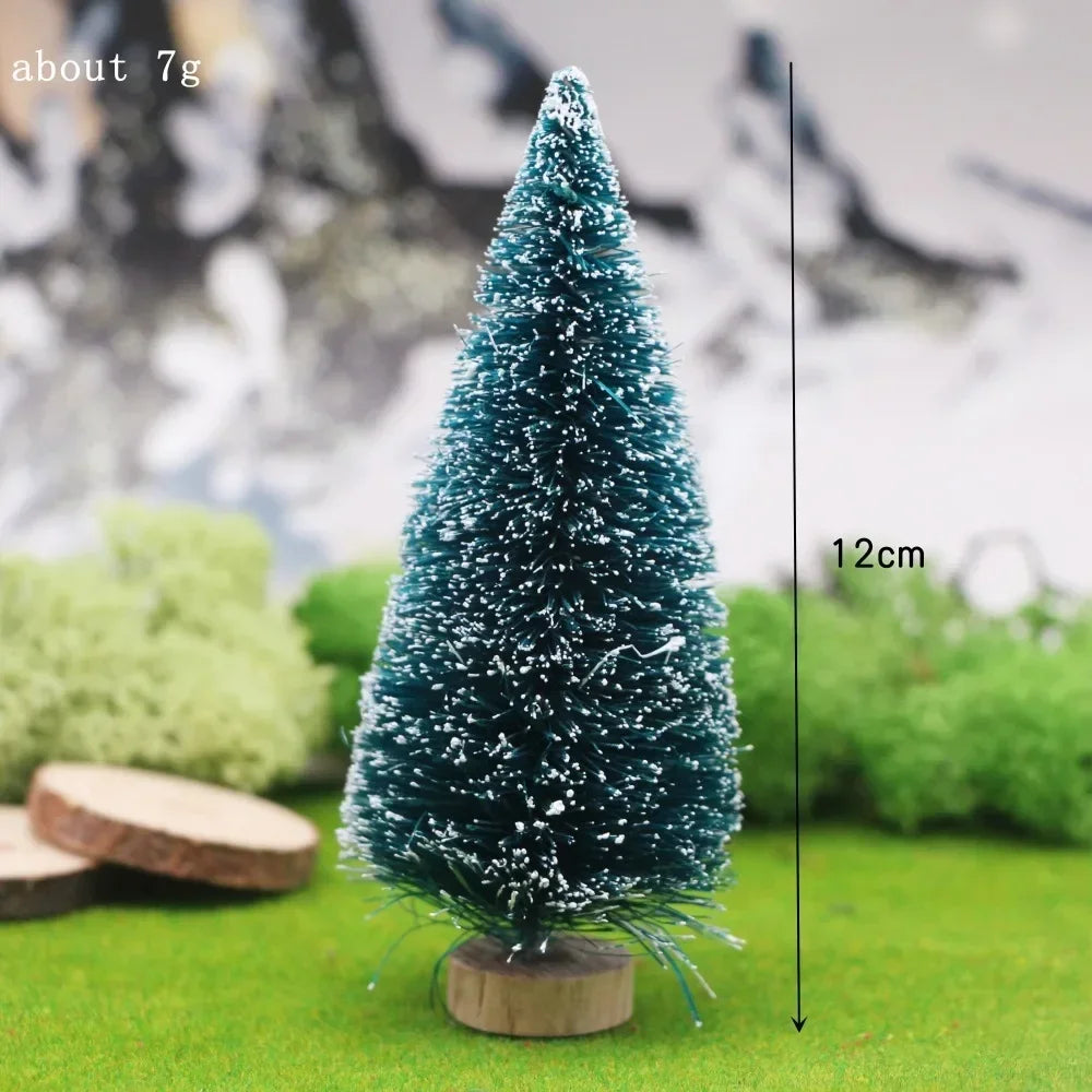 Festlicher Miniaturbaum | Handgearbeitet aus Zeder und Kiefer | Tischdekoration & Weihnachtsfigur 4,5–13 cm